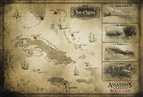 Assassin s Creed IV Black Flags Map enthüllt