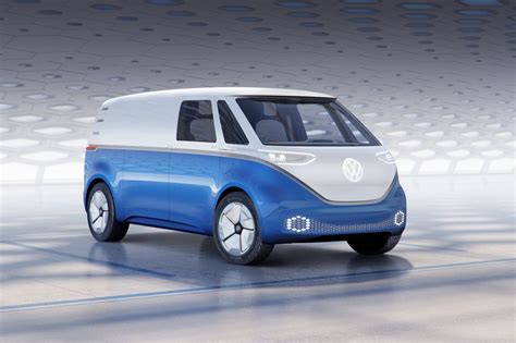 Volkswagen Id Buzz Cargo Van Is A High Tech Take On Iconic Hippie Bus