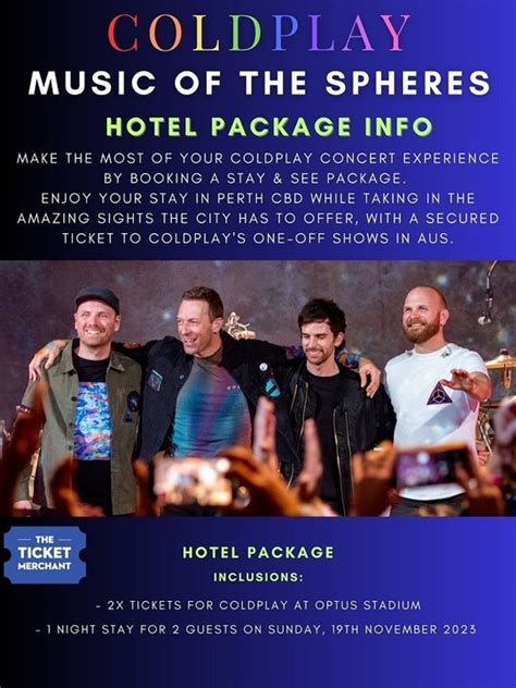 Coldplay Perth 19 Nov 2023 Tickets