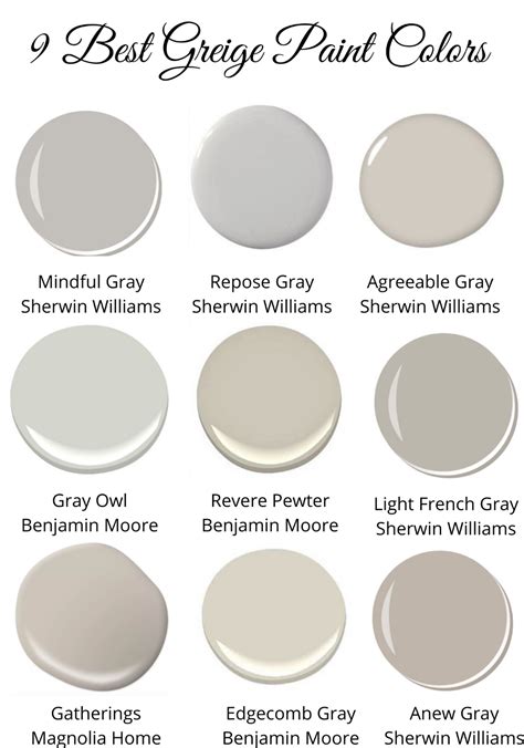 Griege Paint Colors Best Neutral Paint Colors Trending Paint Colors