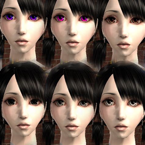 Mod The Sims Mix And Match Anime Eyes