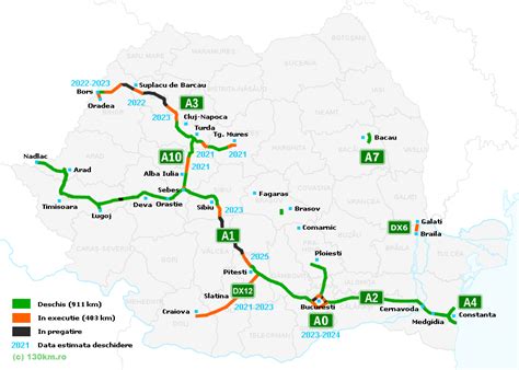 Autostrada a1) is a partially built motorway in romania, planned to connect bucharest with the banat and crișana regions in the western part of the country. Autostrada A3 Bucuresti - Bors (Autostrada Transilvania)