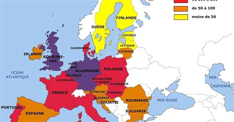 Carte Europe Carte Avec Les Pays De Lunion Europeenne