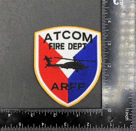 US Army ATCOM Fire Dept ARFF Blackhawk Aviation Patch OIF OEF | eBay