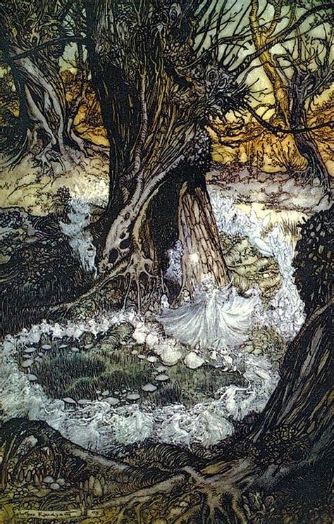 Arthur Rackham Illustrations For A Midsummer Nights Dream By