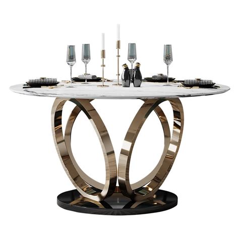 Buy gold dining room tables and get the best deals at the lowest prices on ebay! stainless steel Dining Room table Set gold Home Furniture minimalist modern marble d… in 2020 ...