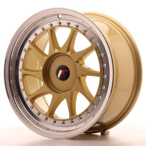 Bitte fügen sie mich zur liste ihrer bevorzugten verkäufer und shops hinzu und. Japan Racing - JR26 Gold (17x8) - Felgenhelden.de ...