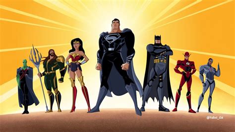 Artwork Dceu Justice League With Dcau Art Style By Yaboiisid R