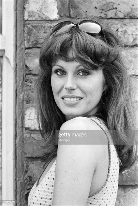 Actress Joanna Lumley Pictured On The Set Of Coronation Street 5th
