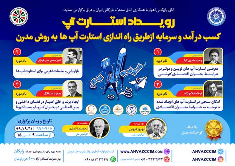 رویداد استارت آپ اهواز بنیاد هفته جهانی کارآفرینی ایران