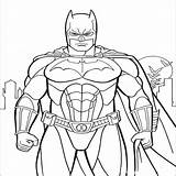 Coloring Enemy Batmans sketch template