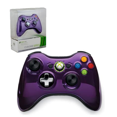 Xbox 360 Controller Wireless Chrome Series Limited Edition Purple