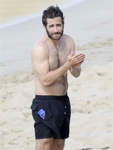 Jake Gyllenhaal Shirtless Jake Gyllenhaal Body Bulk Up St Barts