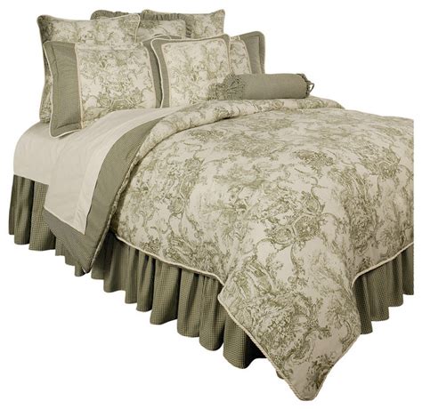 The best down and down alternative comforters for your bed, including machine washable duvets 9 best comforters to keep you cozy all night long. Sherry Kline - Sherry Kline Country Toile Green 6-Piece ...