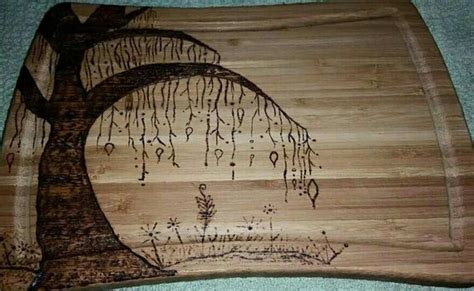 Items Similar To Wood Burning Tree Custom Order Cutting Board Art