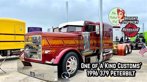 One Of A Kind Customs 1996 Peterbilt 379 Lowrider Truck Tour Youtube