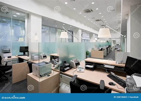 Bank Office Stock Image Image Of Lamps Crystal Floor 20818683