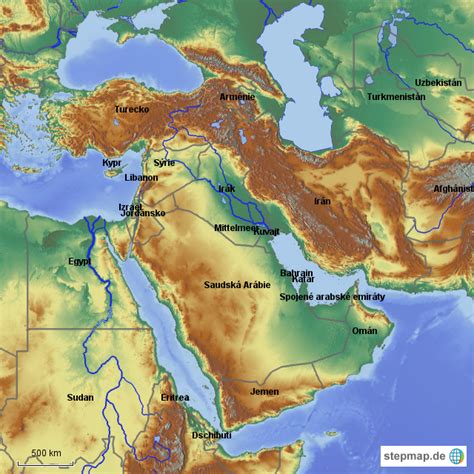 Stepmap Nil Eufrat Tigris