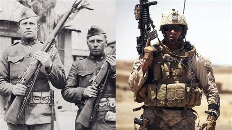 100 Years Evolution Of The Us Military Youtube