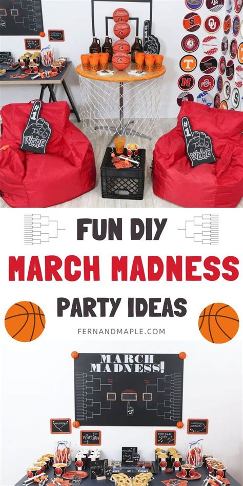 March Madness Party March Madness Parties Sports Themed Birthday