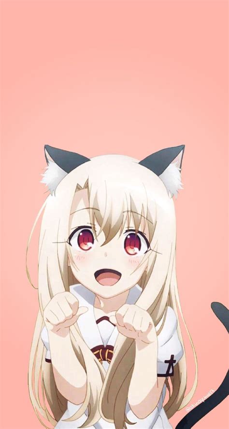 Chibi Cute Anime Cat Girl Wallpaper