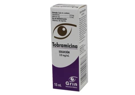 Tobramicina tobramicina 3 mg con 1 solución oftálmica Prixz