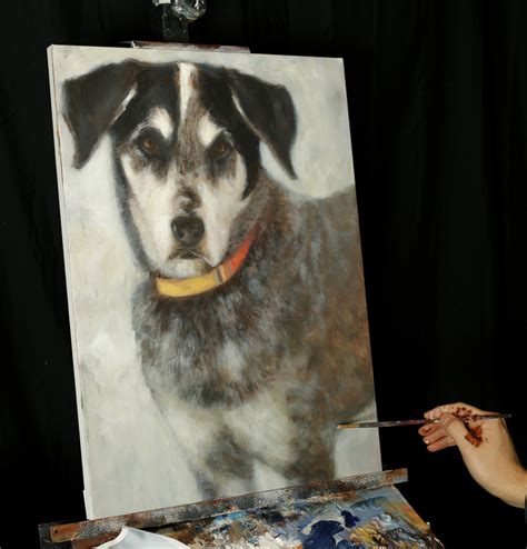 My Dog Tucker An Online Acrylic Painting Lesson Tim