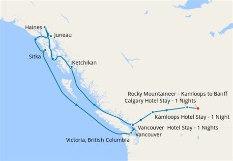 Alaska Discovery Rocky Mountaineer From Vancouver To Banff And The