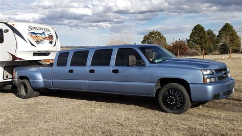 Finally A Seven Door Chevy 3500 Stretch Dually For The Whole Extended