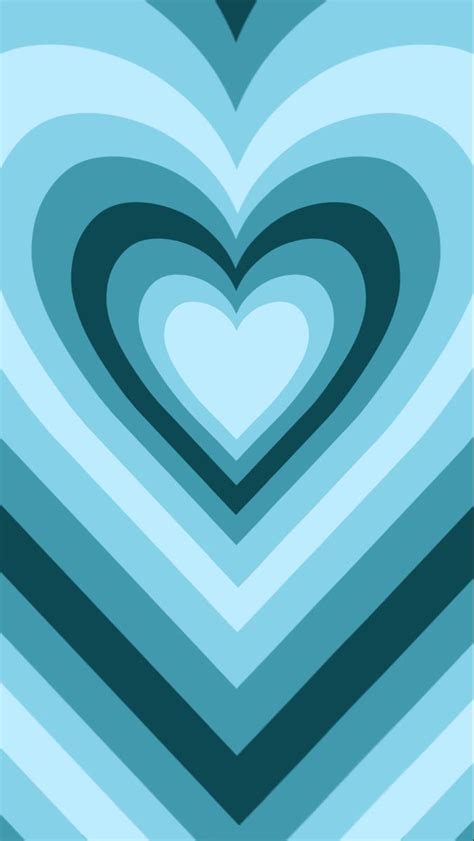 Free Download Retro Heart Wallpaper Blue Fondos De Pantalla De Iphone