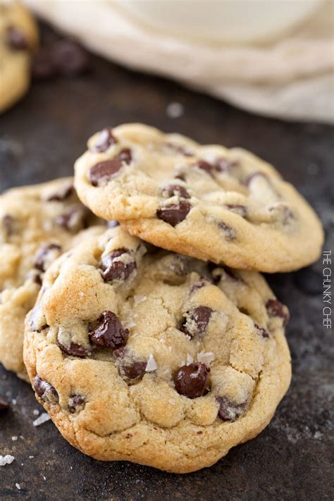 It's just there for texture. Salted Chocolate Chip Cookies - The Chunky Chef