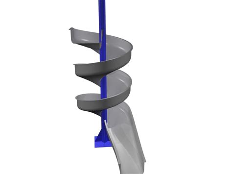 3d Spiral Chute Conveyors Model