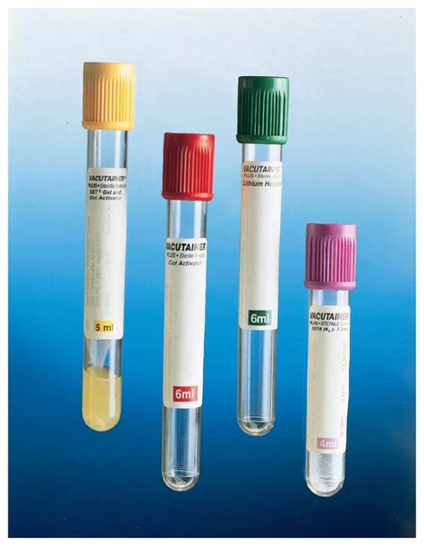 Bd Vacutainer Plastic Blood Collection Tubes With K Edta Hemogard Closure Productos De