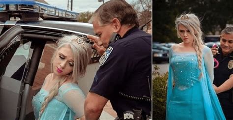 Police ‘arrest’ Elsa Due To Extreme Cold Law Officer