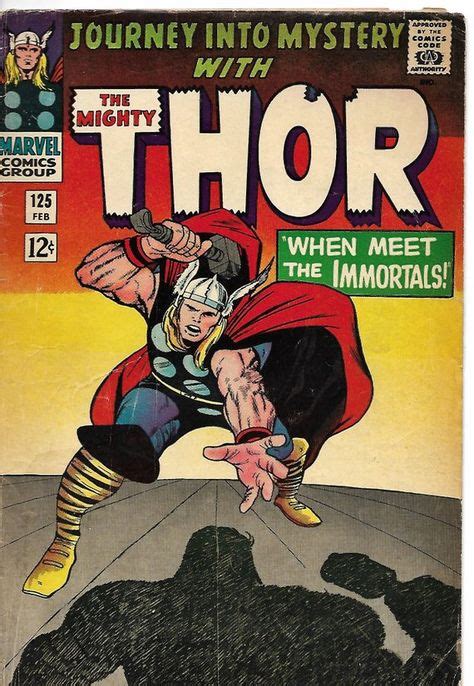 The Mighty Thor 125 Feb 1966 Marvel When We Meet The Immortals