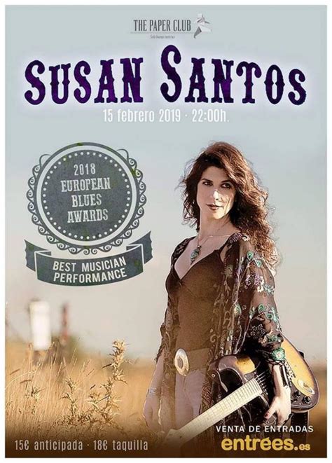 Susan Santos En Concierto European Blues Awards 2018 Eventos En The