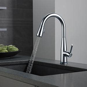 Thoughtfully designed to make kitchen tasks easier, touch2o technology allows you to turn the faucet on and off with just a touch anywhere on the faucet's spout or handle. Delta Faucet Essa Single-Handle Touch Kitchen Sink Faucet ...