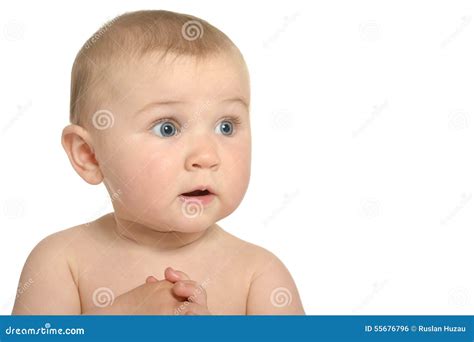 Surprised Cute Baby Stock Photo Image Of Life Beauty 55676796