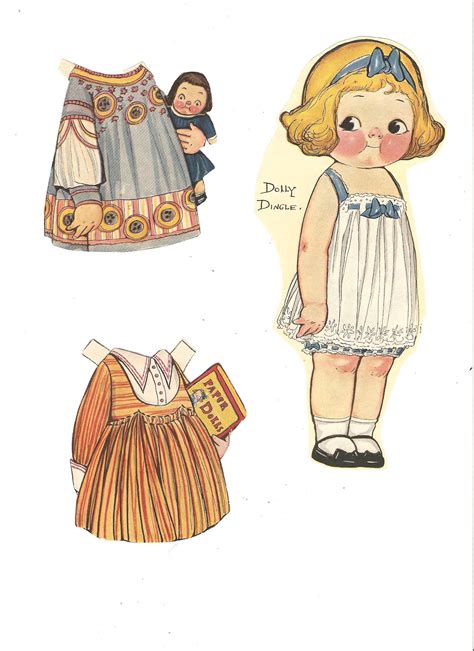 Miss Missy Paper Dolls Dolly Dingle