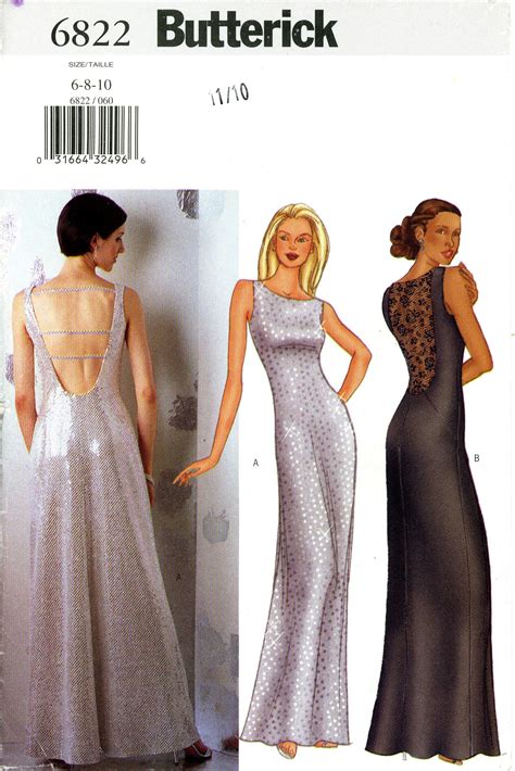 Butterick Prom Evening Dress Pattern Formal Dress Patterns Prom