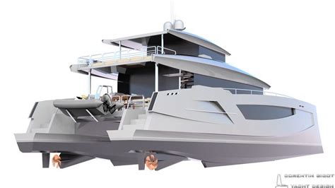 Power Catamaran Boat Plans Yacht Design Catamaran