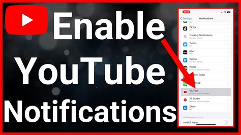 How To Turn On Youtube Notifications Youtube