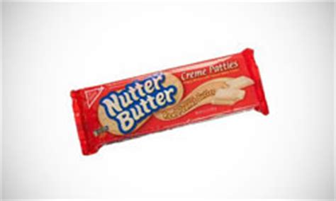 Peanut butter sandwich cookie, with around a billion estimated to be eaten every year. Top 10 Snack Logos | SpellBrand®