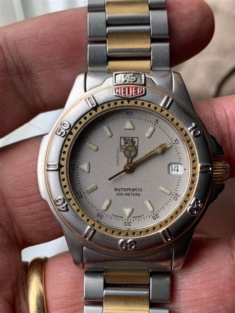 TAG Heuer 4000 Professional Automatic Gold Ref WF2121 K For 1 395 For