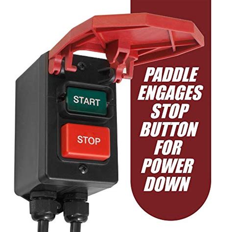 Fulton 110v Single Phase Onoff Switch With Large Stop Sign Paddle For