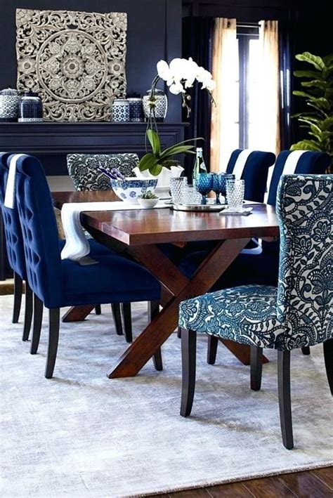 Navy Blue Dining Room Table And Chairs Pink And Navy Blue Painting In