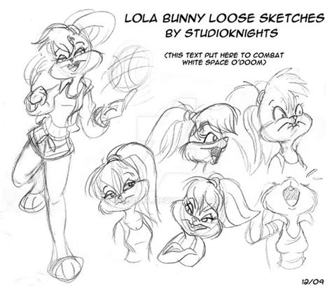 Lola Bunny Loose Sketches By Rakumel On Deviantart