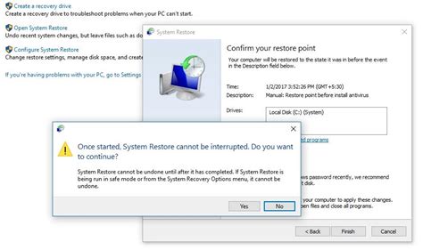 How To Enable And Create System Restore Point In Windows 10
