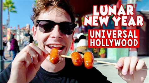 Each marketplace in paradise gardens. Eating ALL the Lunar New Year Food at Universal Studios ...