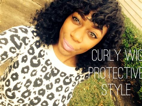 Kinky hair, natural or hair extensions require you to truly know how to care for it. My Kinky Roots : Protective Hair Style: The Curly Wig
